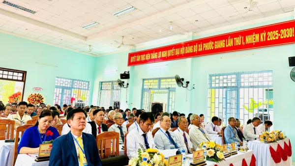 Đảng bộ xã Phước Giang  tổ chức thành công Đại hội đại biểu lần thứ I, nhiệm kỳ 2025 - 2030