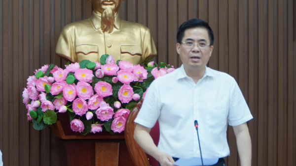 Lãnh đạo xã Phước Giang dự trực tuyến UBND tỉnh Quảng Ngãi tổ phiên họp thường kỳ tháng 8 năm 2025