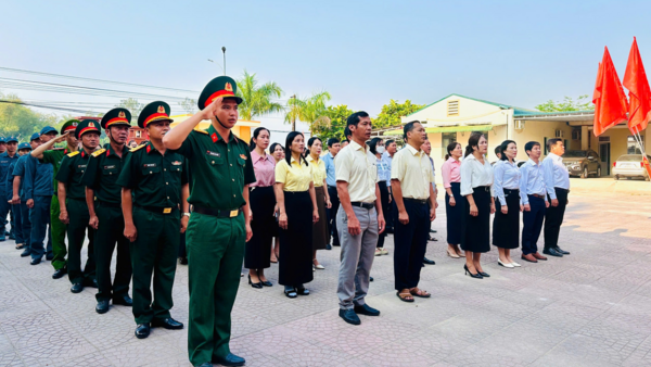 ĐẢNG ỦY – HĐND – UBND – UBMTTQVN XÃ PHƯỚC GIANG TỔ CHỨC LỄ CHÀO CỜ ĐẦU THÁNG 4/2026