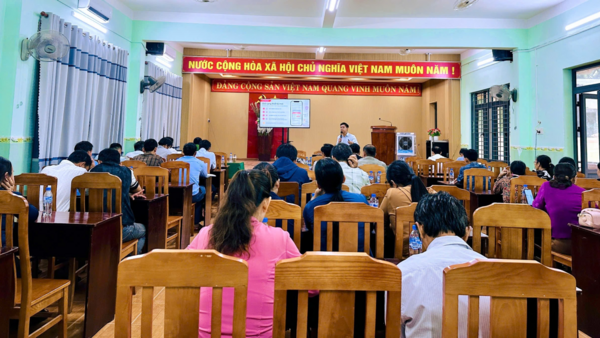 XÃ PHƯỚC GIANG TẬP HUẤN, BỒI DƯỠNG KỸ NĂNG SỐ CHO THÀNH VIÊN TỔ CÔNG NGHỆ SỐ CỘNG ĐỒNG