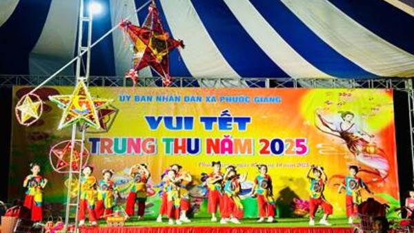 Xã Phước Giang tổ chức chương trình “Vui tết Trung thu” năm 2025 cho thiếu nhi